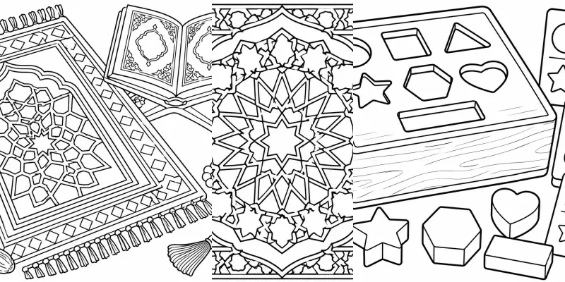 Islamic Learning Calm Colorings generated by undefined