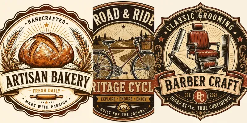 Vintage Badge Logo Creators generated by undefined