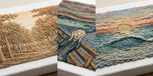 Wool Thread Art Studios generated by gemini-image