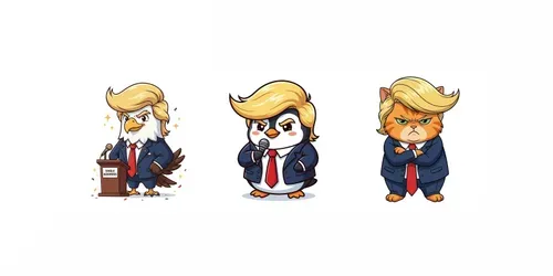 Bossy Combover Anime Animals generated by gemini-image