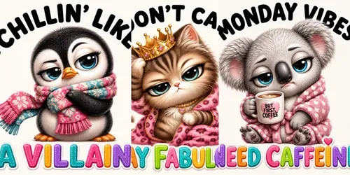 Sassy 3D Animal Sticker Art generated by chatgpt-image
