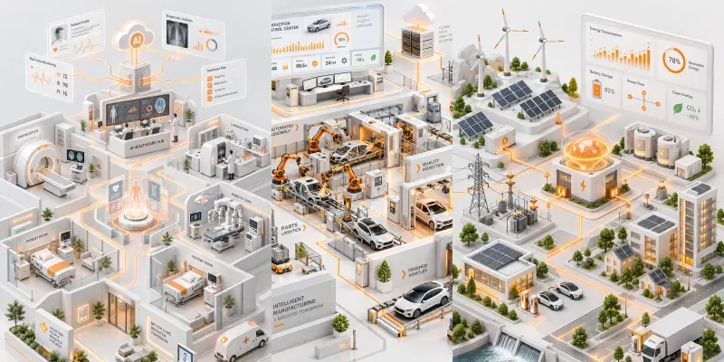 Futuristic 3D Isometric Systems