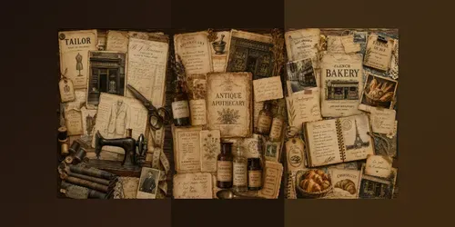 Vintage Bakery Collages generated by chatgpt-image