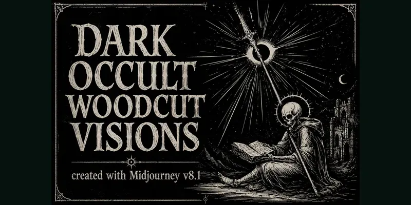 Dark Occult Woodcut Visions generated by undefined