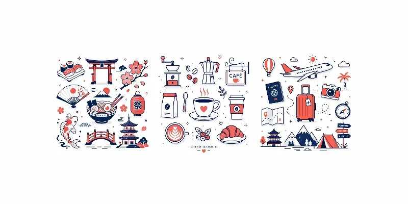 Minimalist Vector Icon Set Collections generated by undefined