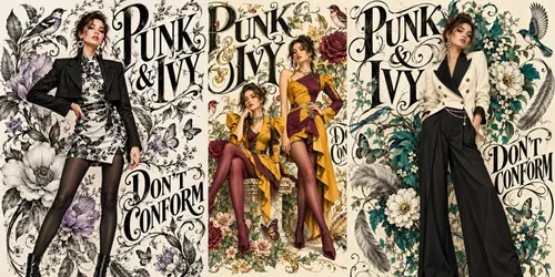 Punk Ivy Fashion Editorials generated by chatgpt-image