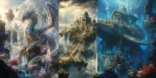 Mythic Fantasy Scene Packs generated by chatgpt-image