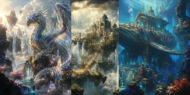 Mythic Fantasy Scene Packs generated by undefined