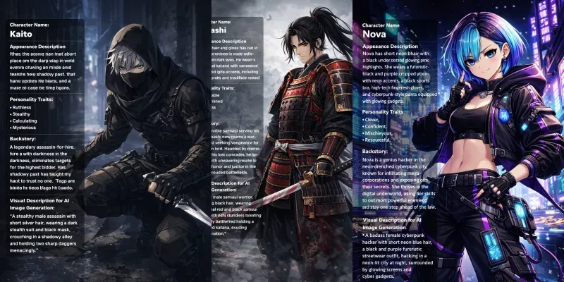 Epic Anime Character Generator generated by undefined