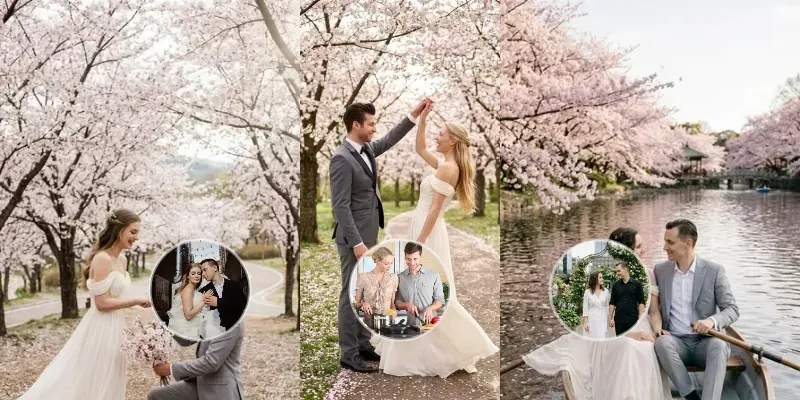 Pre Wedding Photos At Cherry Park generated by undefined