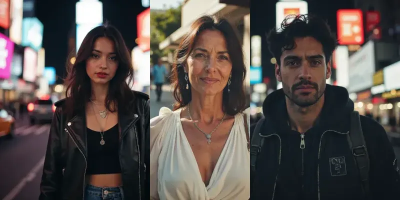 Dslr Style Realistic Human Portraits generated by undefined