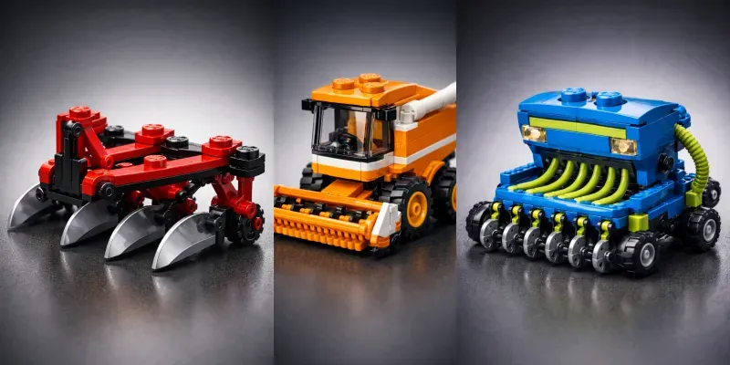 Lego Farming Gear Product Shots generated by undefined