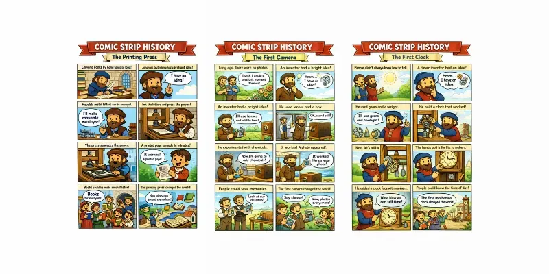 Comic Strip History For Kids generated by undefined