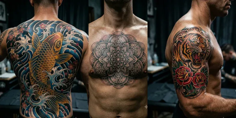 Realistic Tattoo On Skin Art Studios generated by undefined