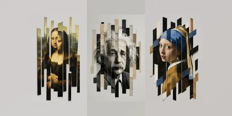 Fragmented Masterpiece Strip Art Packs generated by undefined