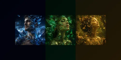 Elemental Human Fusions generated by chatgpt-image