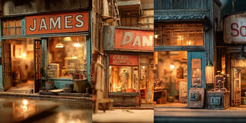 Miniature Profession Dioramas Of Us generated by undefined