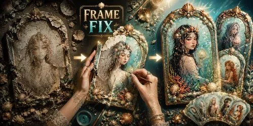 Ornamental Framed Portrait Ephemera generated by chatgpt-image
