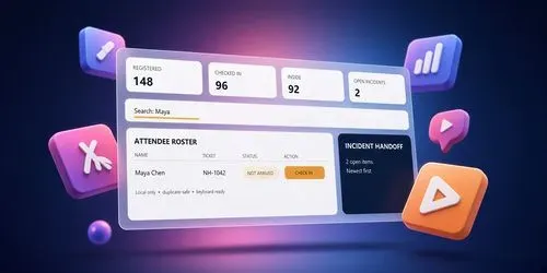 Offline Event Checkin Operations Board generated by codex