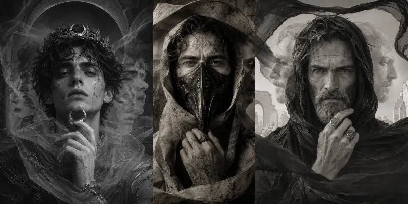 Veiled Echo Portraits generated by undefined