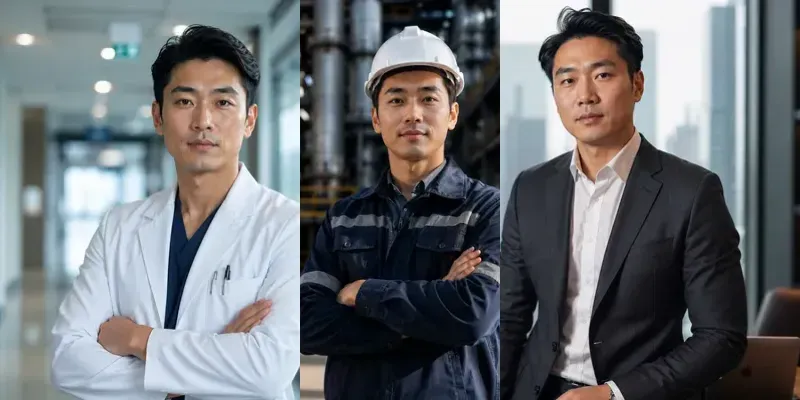 Cinematic Executive Portraits generated by undefined