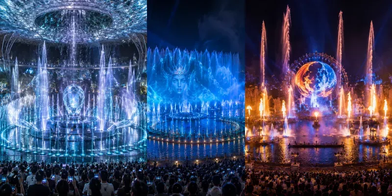 Aquatic Light Show Spectacles generated by undefined