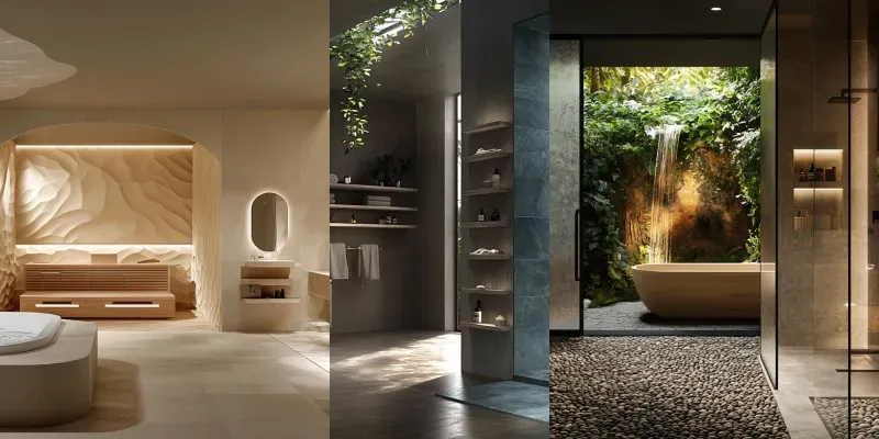 Minimalist Spa Bathroom Designs generated by undefined