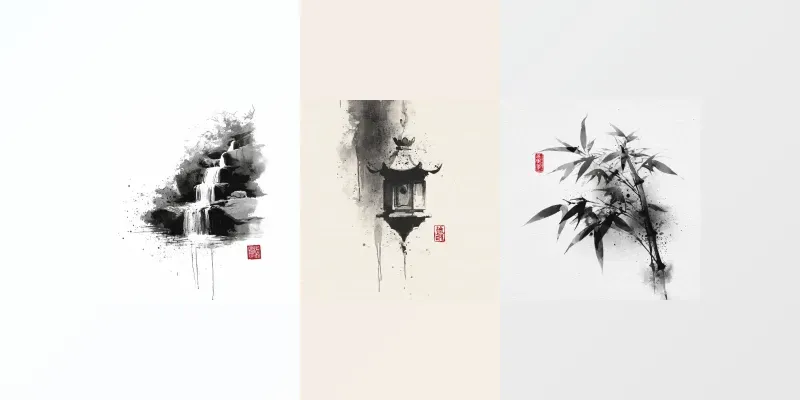 Sumie Dynamic Ink Flow Style generated by undefined