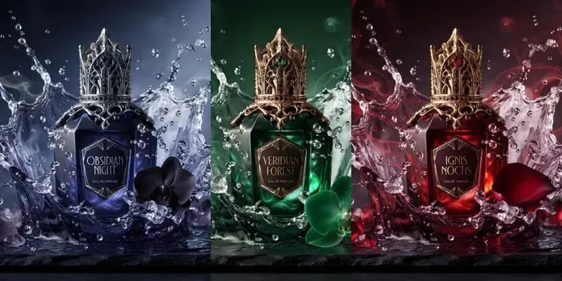 The Cinematic Perfume Splash Collections generated by undefined