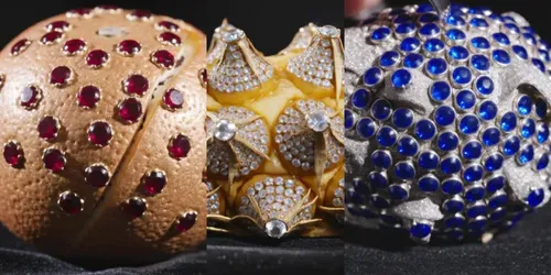 Viral Diamond Fruit ASMR generated by kling