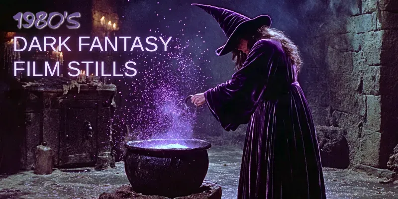80s 90s Dark Fantasy Film Screengrabs generated by undefined