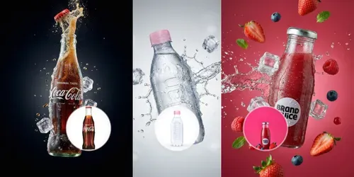 Professional Cold Beverage Photography generated by gemini-image