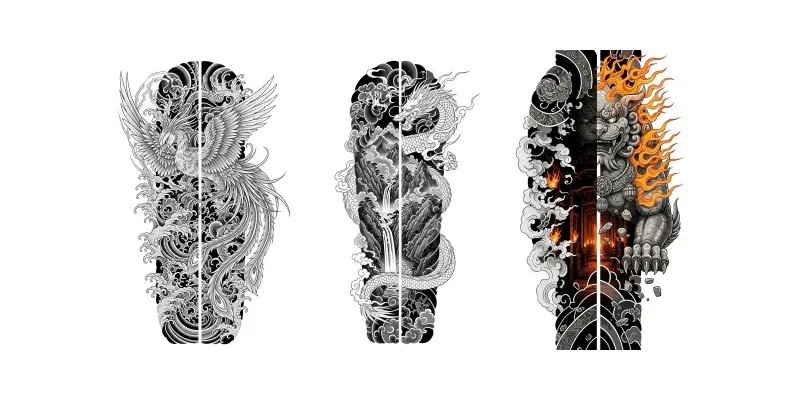 Irezumi Stripe Compositions generated by undefined