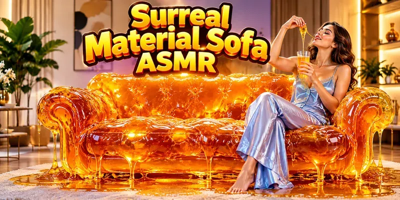 Surreal Material Sofas ASMR