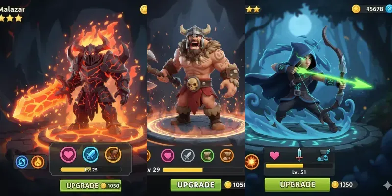 Mobile Rpg Game Ui Design generated by undefined