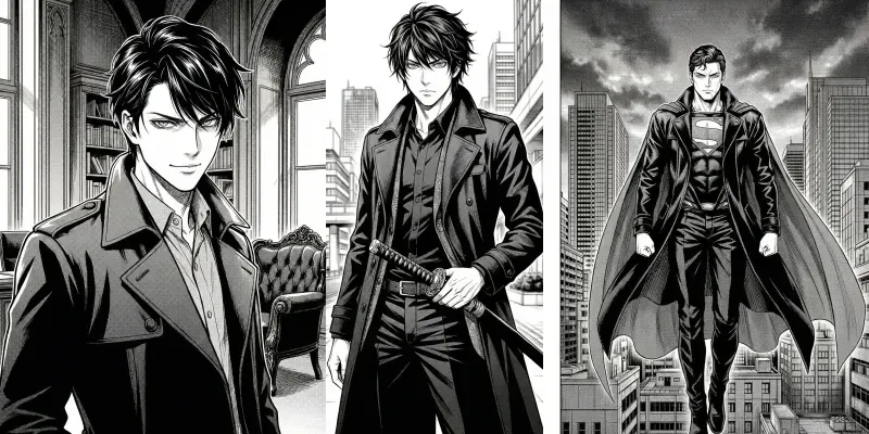 Takeshi Obata Style Death Note Manga Art generated by undefined