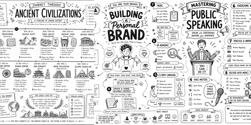 Handdrawn Doodle Infographic Packs generated by undefined