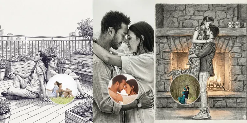 Custom Valentines Sketches generated by undefined