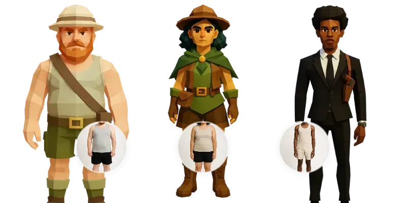 Lowpoly Game Character Makers generated by undefined