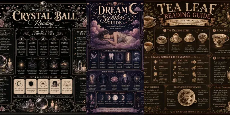 Mystic Guide Infographics generated by undefined