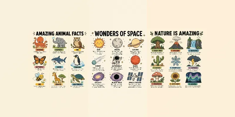 Cute Fact Infographic Posters generated by undefined
