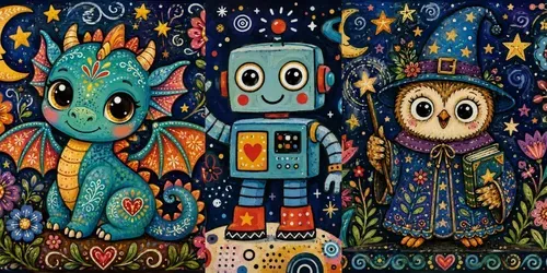 Whimsical Folk Art Generator generated by chatgpt-image