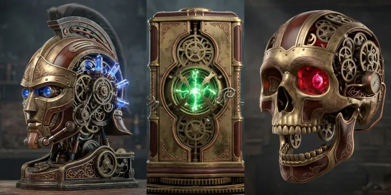 Clockwork Steampunk Automata generated by undefined