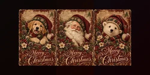 Vintage Junk Journals Merry Christmas generated by chatgpt-image