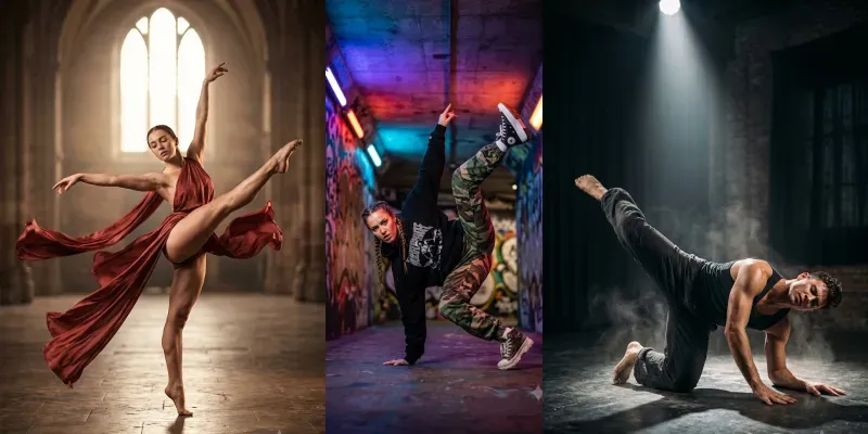Cinematic Dance Photography Studios generated by undefined