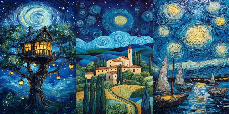 Starry Nights generated by undefined
