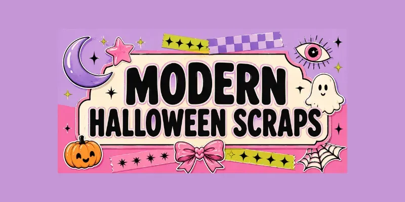 Modern Halloween Scraps generated by undefined