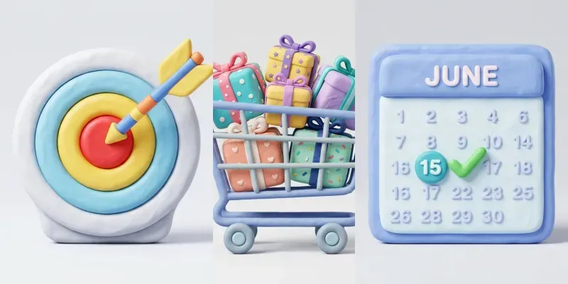 Minimalist 3D Claymorphism App Icons generated by undefined