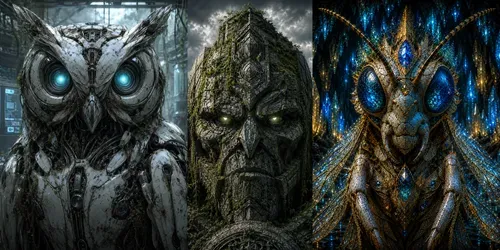 Macro Creature Portraits generated by chatgpt-image
