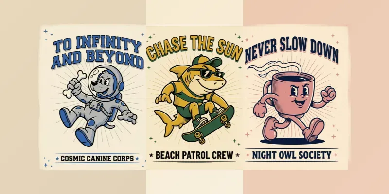 Retro Mascot Templates generated by undefined